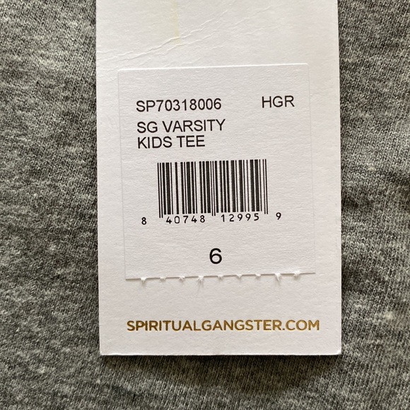 Spiritual Gangster Varsity Tee - Picture 5 of 6